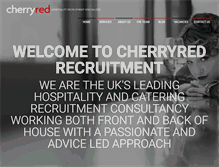 Tablet Screenshot of cherryredrecruitment.com